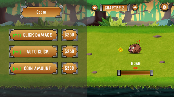 Fantasy Monster Clicker gameplay screenshot