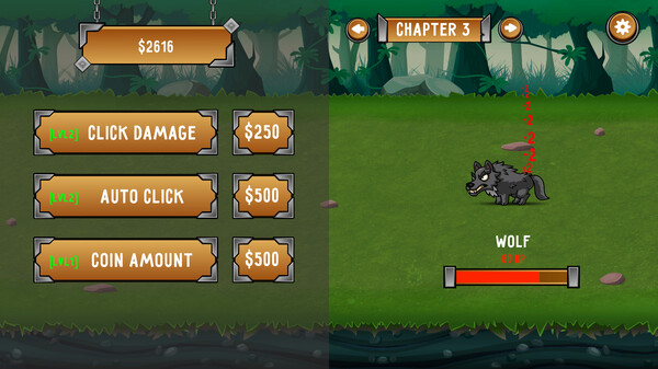 Fantasy Monster Clicker gameplay screenshot