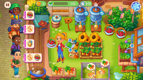 Farming Fever - Pizza and Burger Cooking game gameplay screenshot