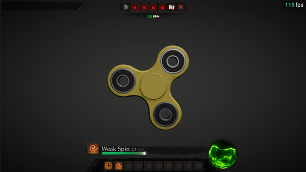Fidget Spinner RPG gameplay screenshot