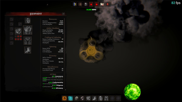 Fidget Spinner RPG gameplay screenshot