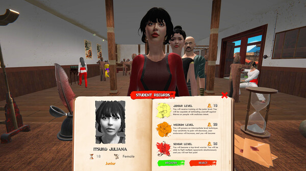 Fight School Simulator gameplay screenshot