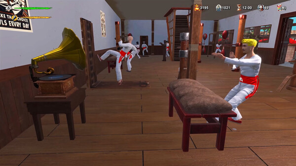 Fight School Simulator gameplay screenshot