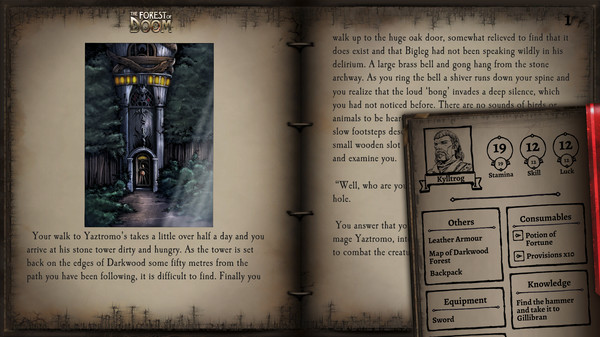 Fighting Fantasy Classics gameplay screenshot