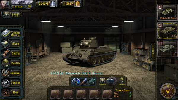Find & Destroy: Tank Strategy gameplay screenshot
