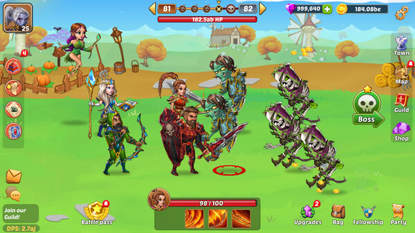 Firestone: Online Idle RPG gameplay screenshot