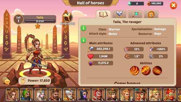 Firestone: Online Idle RPG gameplay screenshot