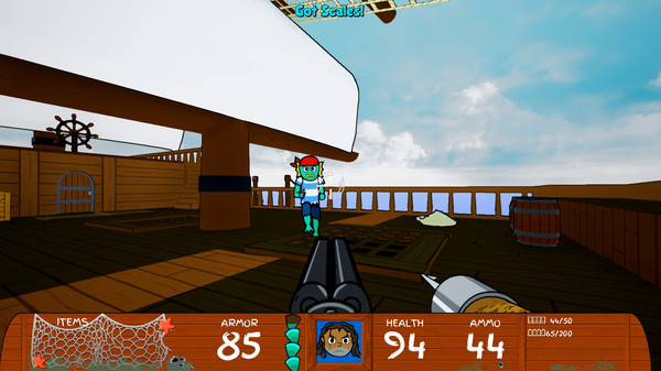 Fish Person Shooter gameplay screenshot