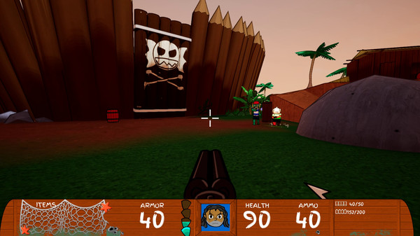 Fish Person Shooter gameplay screenshot