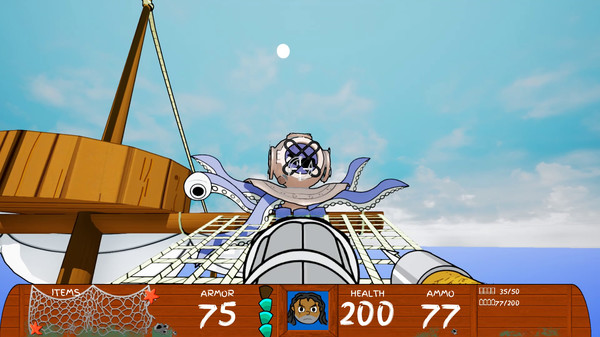 Fish Person Shooter gameplay screenshot