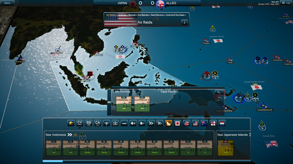 Fleet Commander: Pacific gameplay screenshot