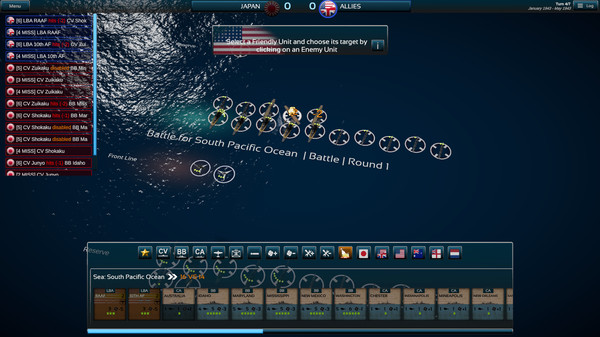 Fleet Commander: Pacific gameplay screenshot