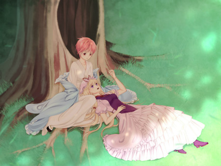 绽于枝垂樱下~Flowering Across the Hakugyokurou gameplay screenshot