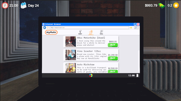 Food Delivery Simulator gameplay screenshot
