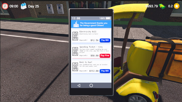 Food Delivery Simulator gameplay screenshot