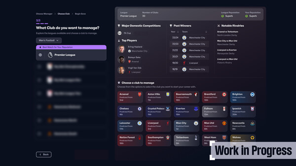 Football Manager 25 gameplay screenshot