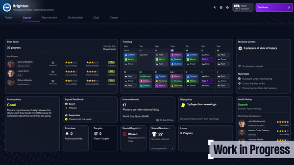 Football Manager 25 gameplay screenshot