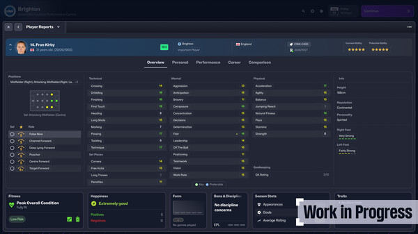 Football Manager 25 gameplay screenshot