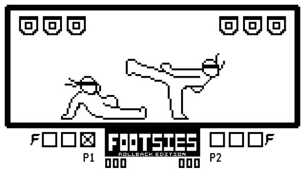 FOOTSIES Rollback Edition gameplay screenshot