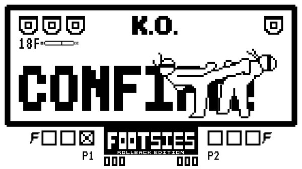 FOOTSIES Rollback Edition gameplay screenshot