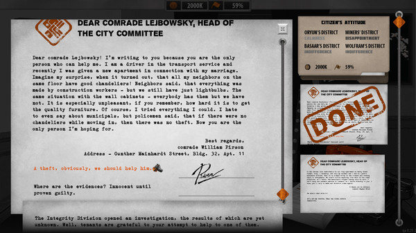 For the People gameplay screenshot
