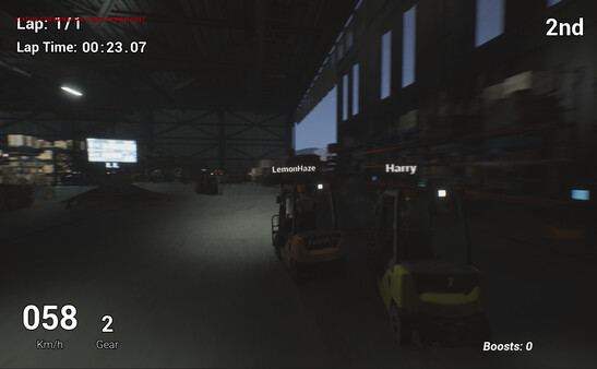 Forklift Racer gameplay screenshot