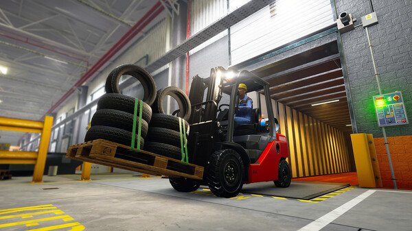Forklift Simulator gameplay screenshot