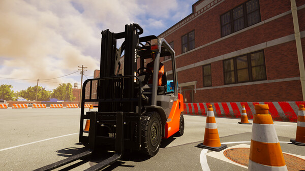 Forklift Simulator gameplay screenshot