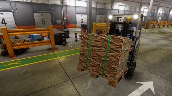 Forklift Simulator gameplay screenshot