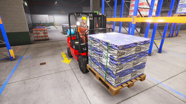 Forklift Simulator gameplay screenshot