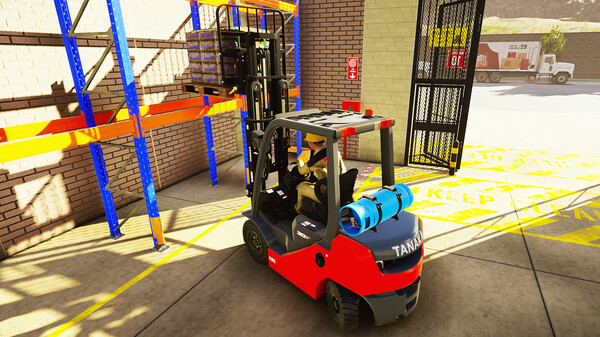 Forklift Simulator gameplay screenshot
