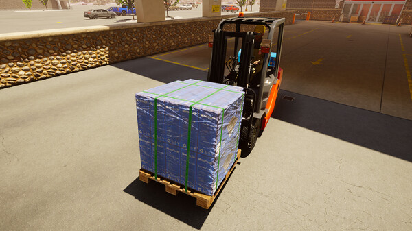 Forklift Simulator gameplay screenshot