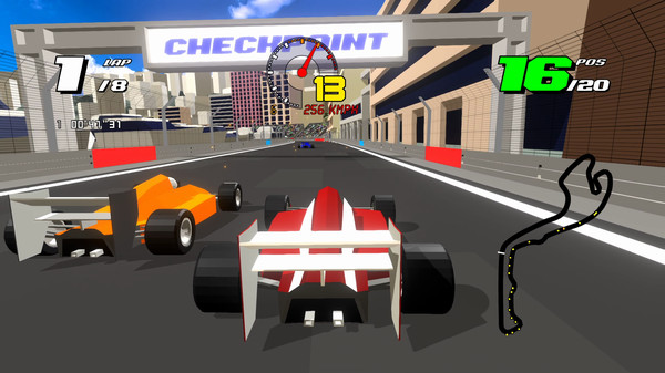 Formula Retro Racing gameplay screenshot