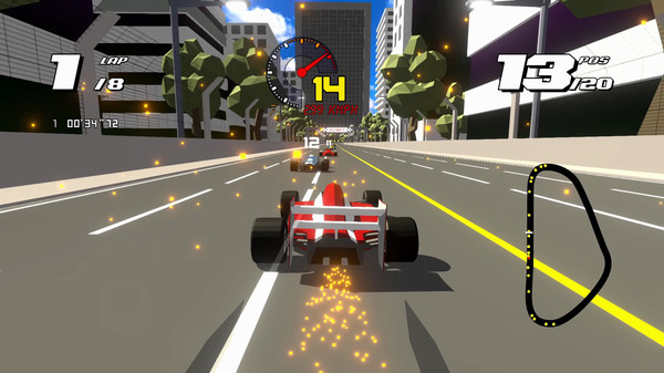 Formula Retro Racing gameplay screenshot