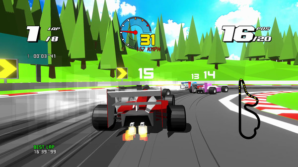 Formula Retro Racing gameplay screenshot