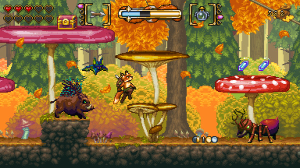 FOX n FORESTS gameplay screenshot