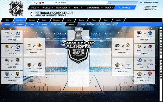Franchise Hockey Manager 5 gameplay screenshot
