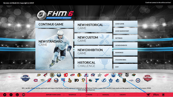 Franchise Hockey Manager 6 gameplay screenshot