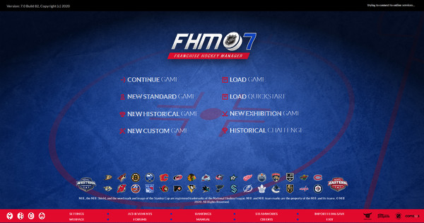Franchise Hockey Manager 7 gameplay screenshot