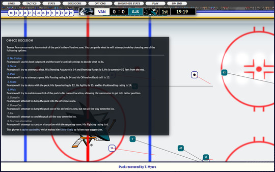 Franchise Hockey Manager 8 gameplay screenshot