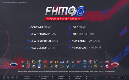 Franchise Hockey Manager 8 gameplay screenshot