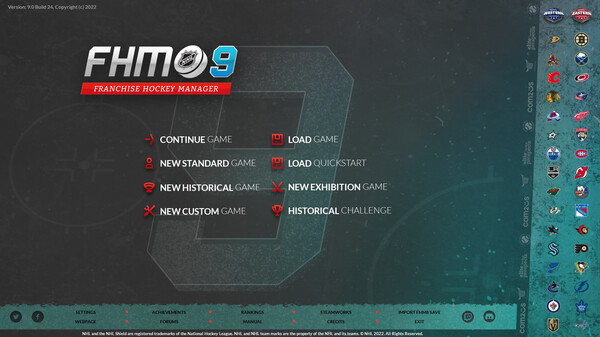 Franchise Hockey Manager 9 gameplay screenshot