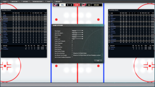 Franchise Hockey Manager 9 gameplay screenshot