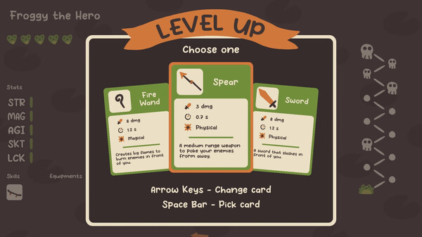 Froggy's Battle gameplay screenshot