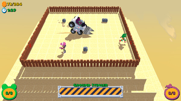 Frogun Encore gameplay screenshot