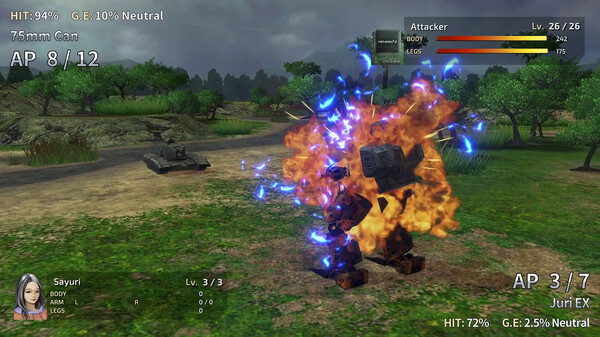 FRONT MISSION 2: Remake gameplay screenshot