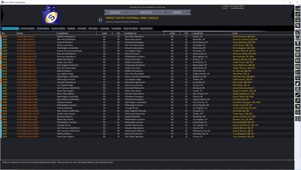 Front Office Football Nine gameplay screenshot