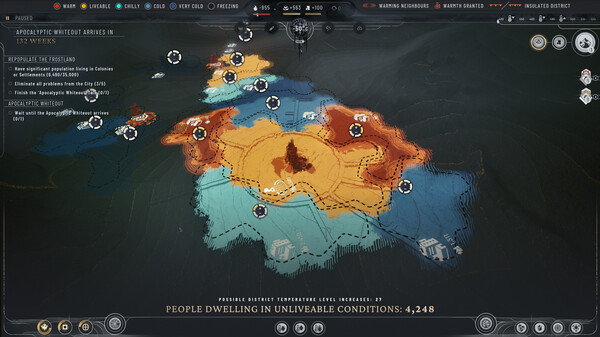 Frostpunk 2 gameplay screenshot
