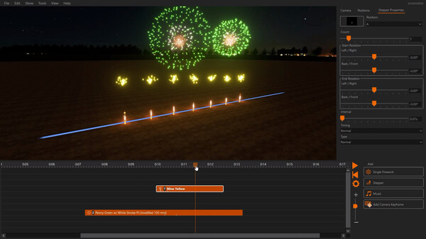 FWsim - Fireworks Display Simulator gameplay screenshot