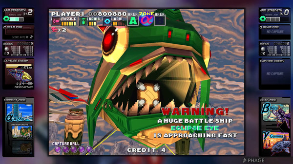 G-Darius HD gameplay screenshot